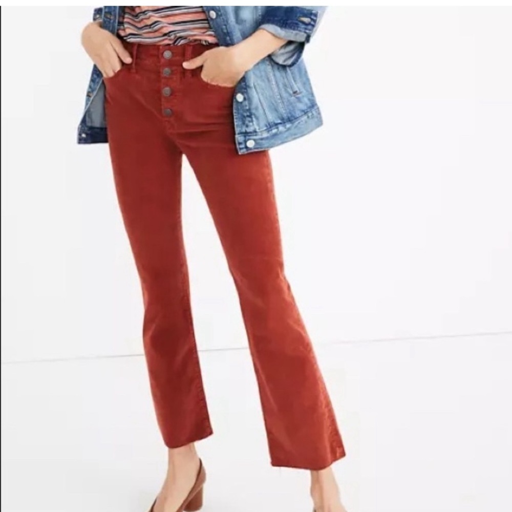 NWT Rust Corduroy Madewell pants
